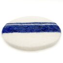 Filz-Topfuntersetzer blaue Streifen 20 cm