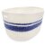 Filzkorb oval blaue Streifen groß 40 cm