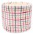 Colorful Checkered Basket - Tall Felted Container