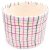 Colorful Checkered Basket - Tall Felted Container