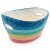 Filzkorb Regenbogen pastell mit Griffen 29 cm