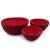 Felted Basket One Tone 11cm dahlia red