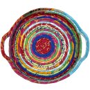 Upcycle 60 Sari Serviertablett rund 35cm