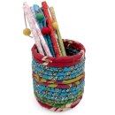 Upcycle 62 Sari Aufbewahrung Becher 8 x 10 cm