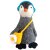 Eierwärmer Pinguin anthrazit mit Tasche
