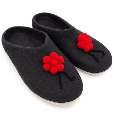 Felt Slippers Black Forest anthracite