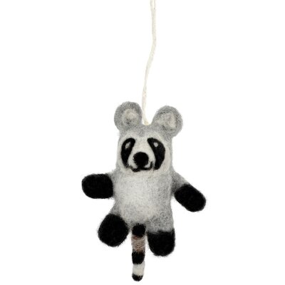 Filzanhänger kleiner Waschbär