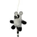Filzanhänger kleiner Waschbär