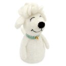 Eierwärmer Hund Terry, mit Glöckchen