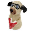 Egg Cosy Reading Pug Dog