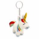 Schlüsselanhänger Einhorn regenbogenbunt