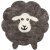Felted Seat Cushion Sheep Schorsch