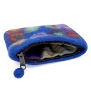 Felted Purse Double Dots 15 x 12 cm