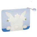 Felted Purse Bunny with Flower Crown