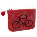 Filzbeutel Fahrrad 15 x 12 cm