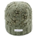 Wool Hat Delicate Flower