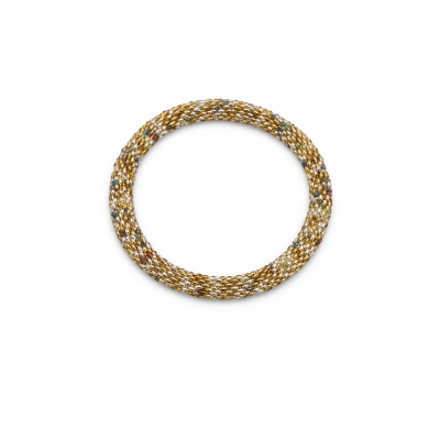 Rocailles Perlen Armband Golden Desert