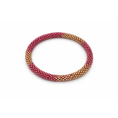 Rocailles Perlen Armband Rosengold