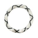 Rocailles Perlen Armband White Snake