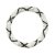 Rocailles Perlen Armband White Snake