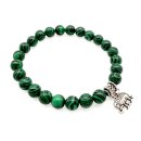 Halbedelstein Armband 8 mm Malachit