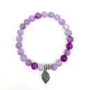 Halbedelstein Armband 8 mm Amethyst