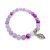 Halbedelstein Armband 8 mm Amethyst