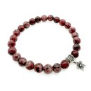Halbedelstein Armband 8 mm Blassroter Jaspis