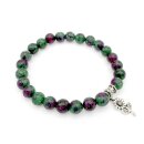 Halbedelstein Armband 8 mm Amazonit-Mix Pink