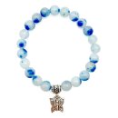 Halbedelstein Armband 8 mm Blassblauer Aventurin