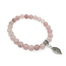 Halbedelstein Armband 8 mm Rosa Quarz