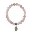 Halbedelstein Armband 8 mm Rosa Quarz