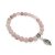 Halbedelstein Armband 8 mm Rosa Quarz