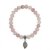 Halbedelstein Armband 8 mm Rosa Quarz