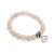 Halbedelstein Armband 8 mm Rosenquarz