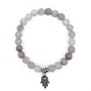 Halbedelstein Armband 8 mm Heller Quarz