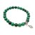 Halbedelstein Armband 8 mm Grüner Howlith