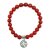 Halbedelstein Armband 8 mm Roter Howlith