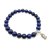 Halbedelstein Armband 8 mm Lapis Lazuli