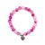 Halbedelstein Armband 8 mm Pinke Jade