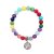 Halbedelstein Armband 8 mm Perlen-Mix