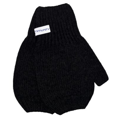 Kaschmir-Handschuhe tintenschwarz