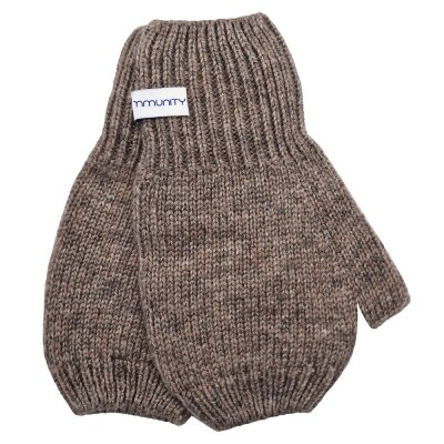 Cashmere Hand Warmer maroon melange