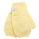 Kaschmir-Handschuhe vanillegelb
