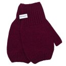 Kaschmir-Handschuhe rubinrot