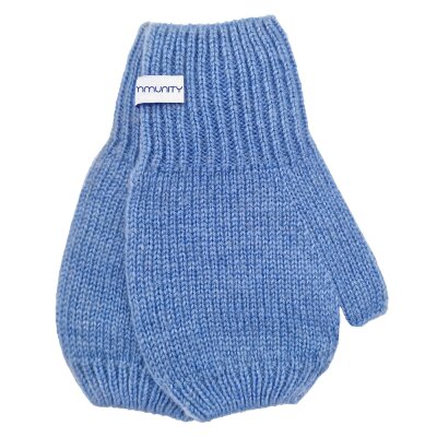 Cashmere Hand Warmer cornflower blue