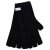 Cashmere Gloves rib-knit ink black