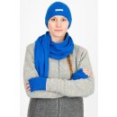 Kaschmir-Handschuhe Rippoptik lapisblau