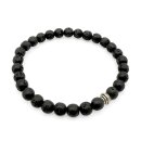 Perlen-Armband 6 mm Lavastein