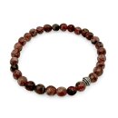 Halbedelstein Armband 6 mm Blassroter Jaspis